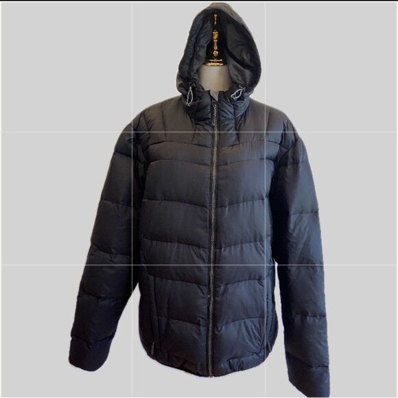McKinley Black Hooded Puffer Jacket XL - Picture 1 of 5